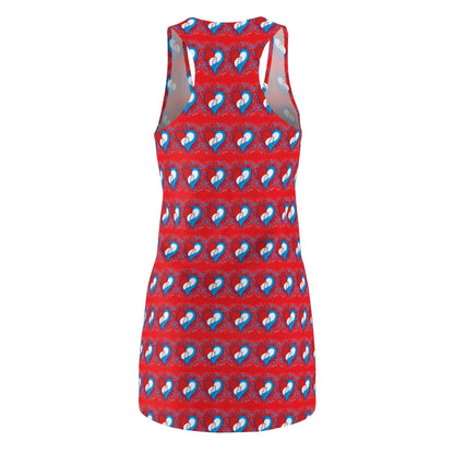 Dead Stealie Heart Racerback Dress | Deadhead Festival Dress | Women’s Concert Outfit – alternate view 4