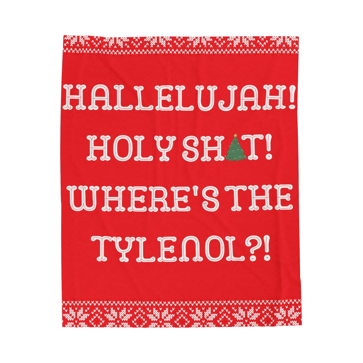 Christmas Vacation Velveteen Plush Blanket: Funny Clark Griswold Quote