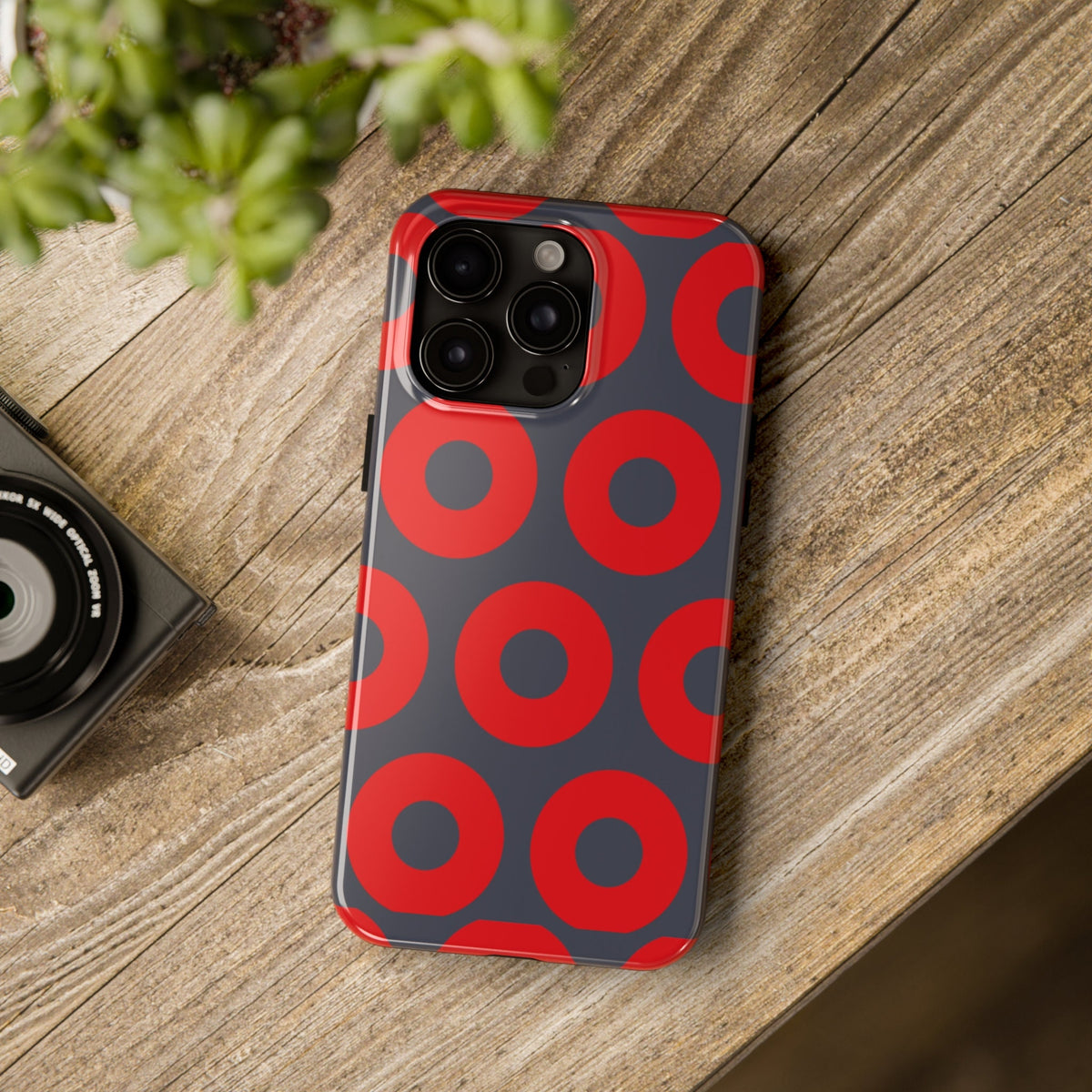 Phish Donut Pattern iPhone Case: Impact Resistant Phone Cover – alternate view 10