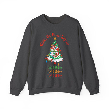 Tie Dye Christmas Tree Sweatshirt, Dead Holiday – alternate view 6