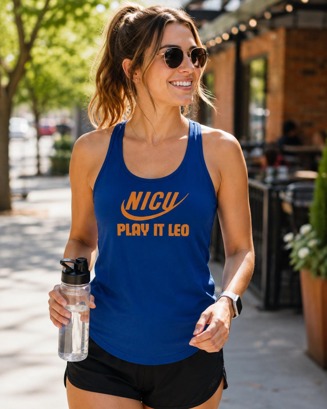 Play It Leo NICU Phish Racerback Tank | Womens Festival Top | Summer Tour Shirt – alternate view 3