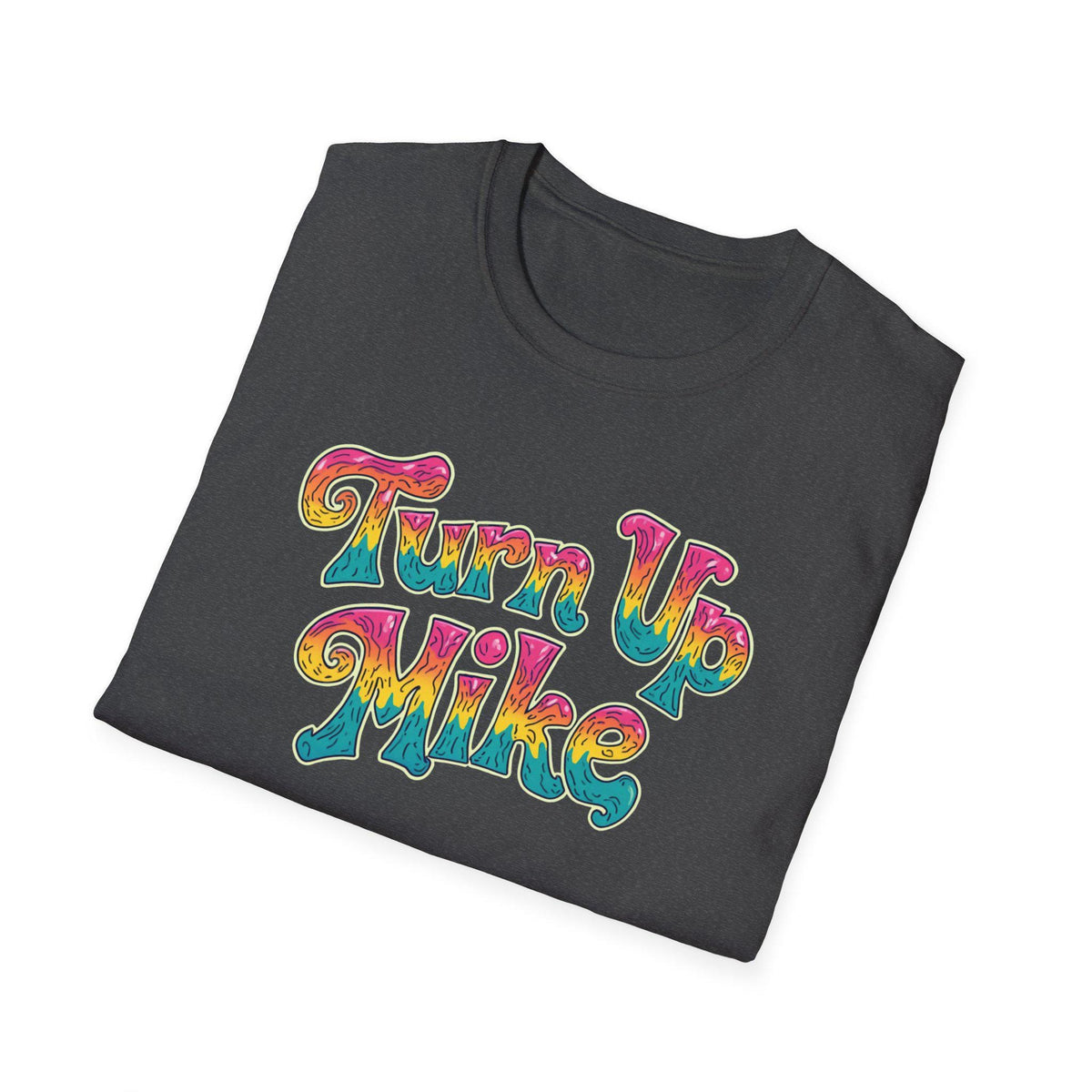 Turn Up Mike Phish T-Shirt, Retro Tie-Dye Lettering Lot Shirt – alternate view 6
