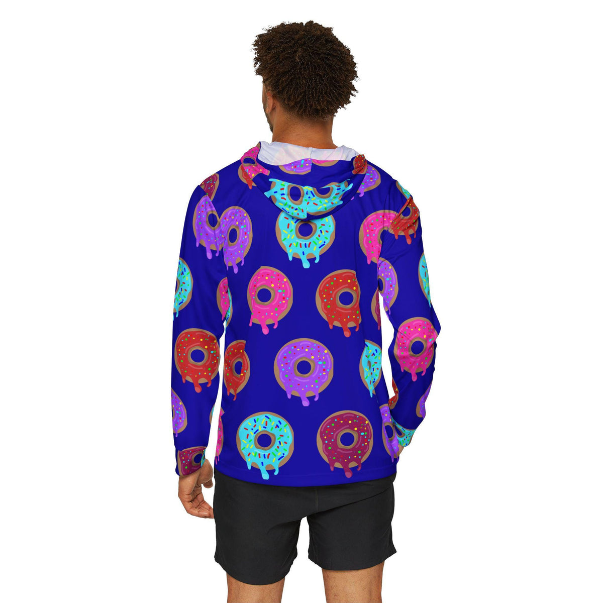 Phish Fishman Donuts UPF 50+ Performance Hoodie – alternate view 4
