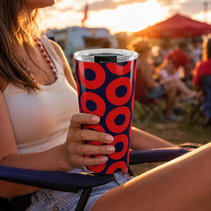 Phish Donuts 20oz Stainless Steel Tumbler | Fishman Travel Cup | Jam Band Gift – alternate view 2