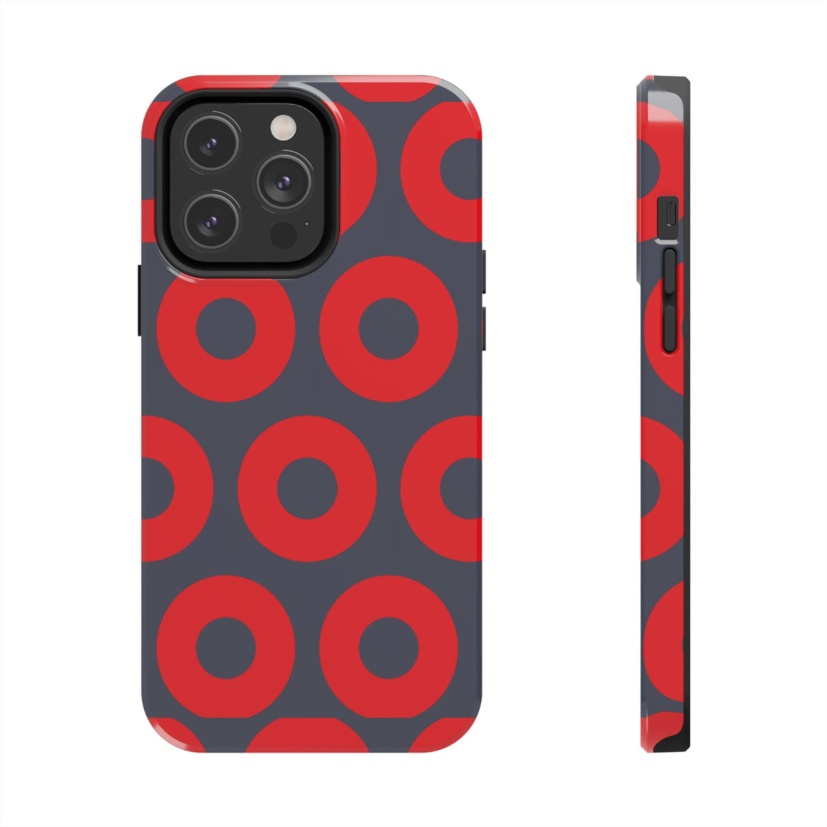 Phish Donut Pattern iPhone Case: Impact Resistant Phone Cover – alternate view 2