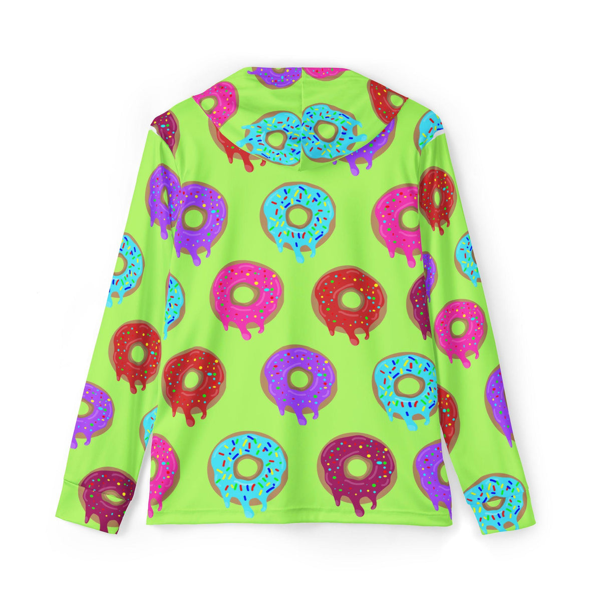 Fishman Donuts Drippy Donuts UPF 50+ Performance Hoodie – alternate view 2