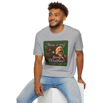 Have a Very Jerry Christmas Shirt. Garcia Santa Christmas T-Shirt. Holiday Jerry Shirt. – alternate view 9