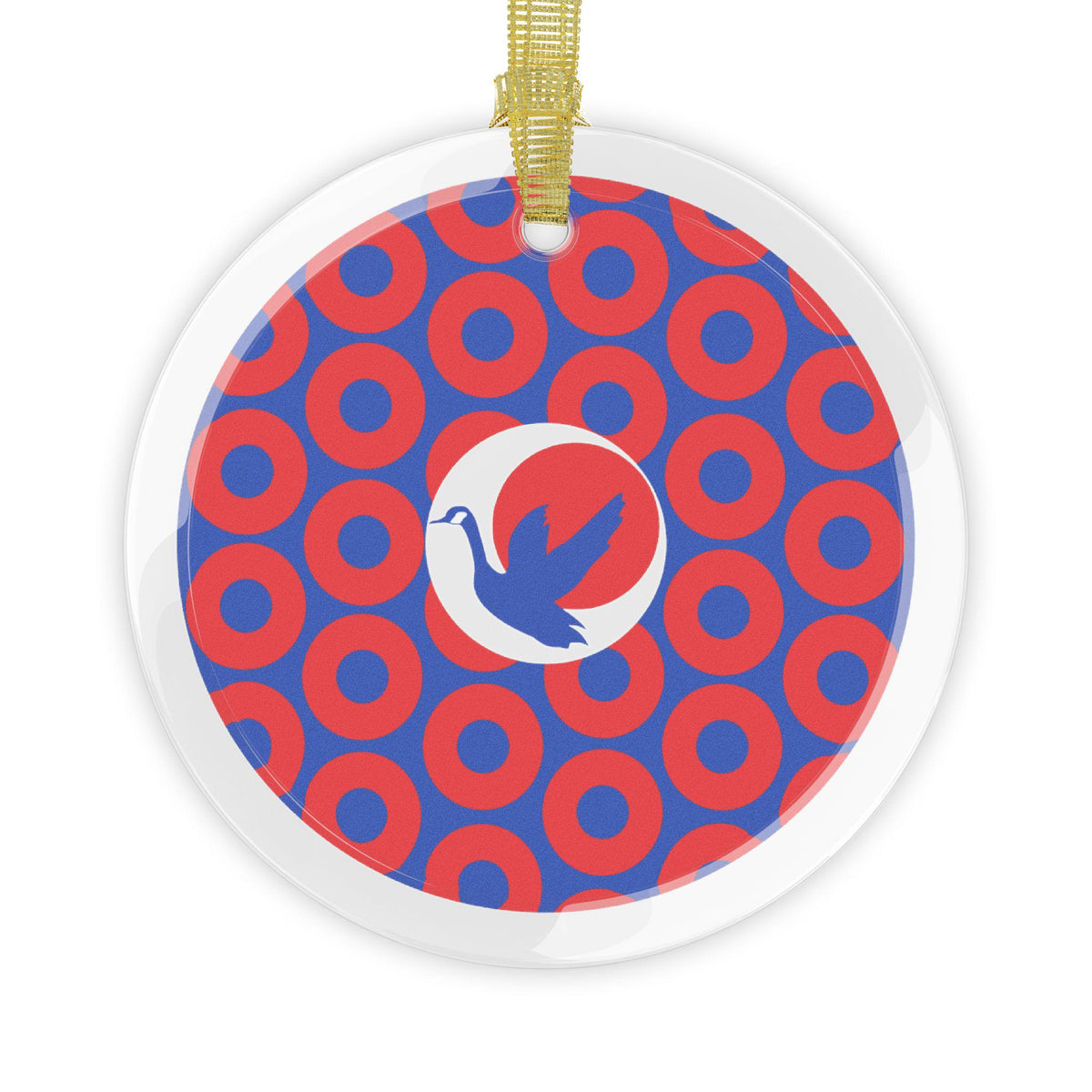 Phish Donuts Pattern and Goose Christmas Ornament, Band Fans Xmas Decor – alternate view 3