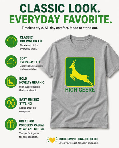 High Geere Antelope T-Shirt | Unisex Softstyle Tee – alternate view 4