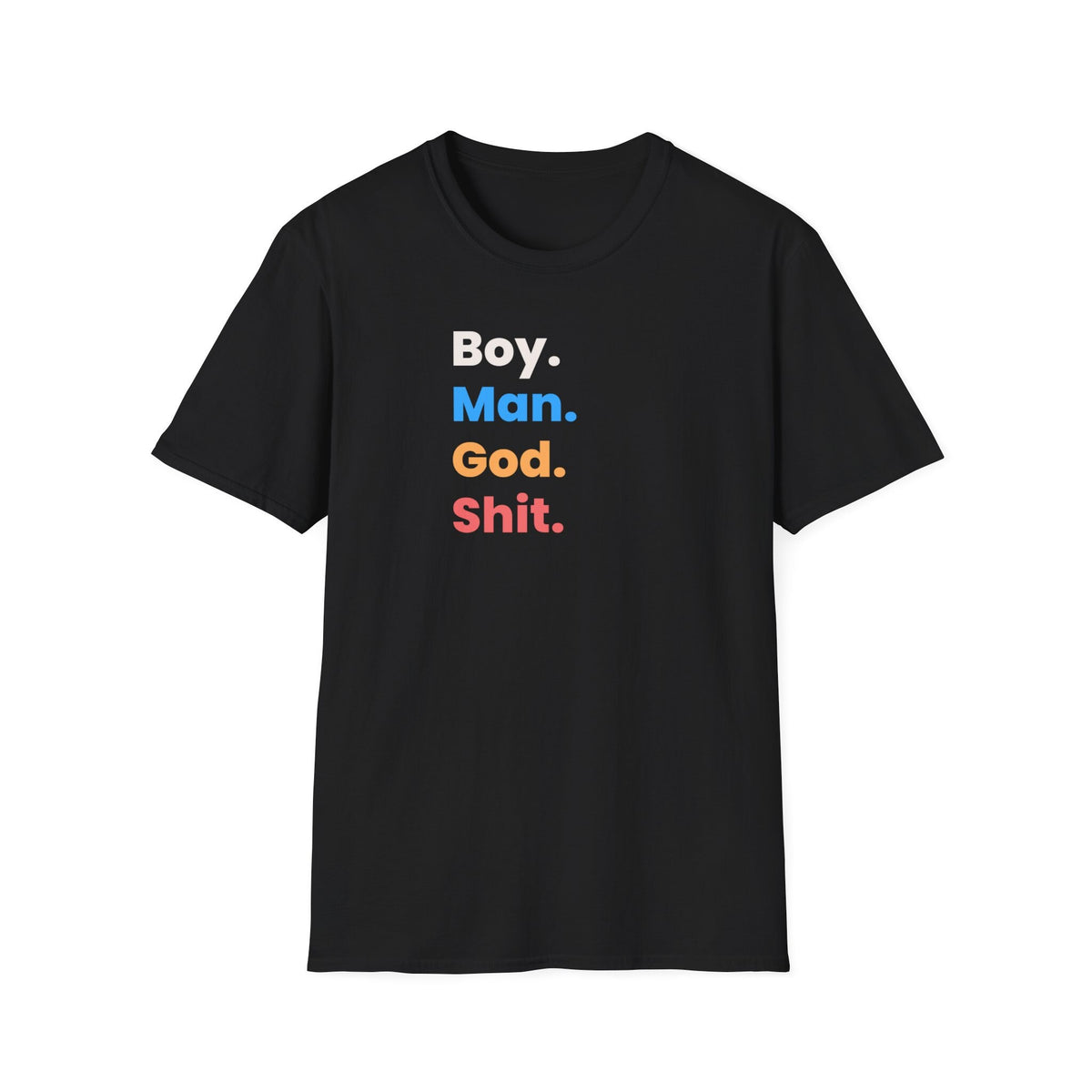 Boy Man God Shit Shirt, YEM Lot Shirt, Unisex Sizing – alternate view 6