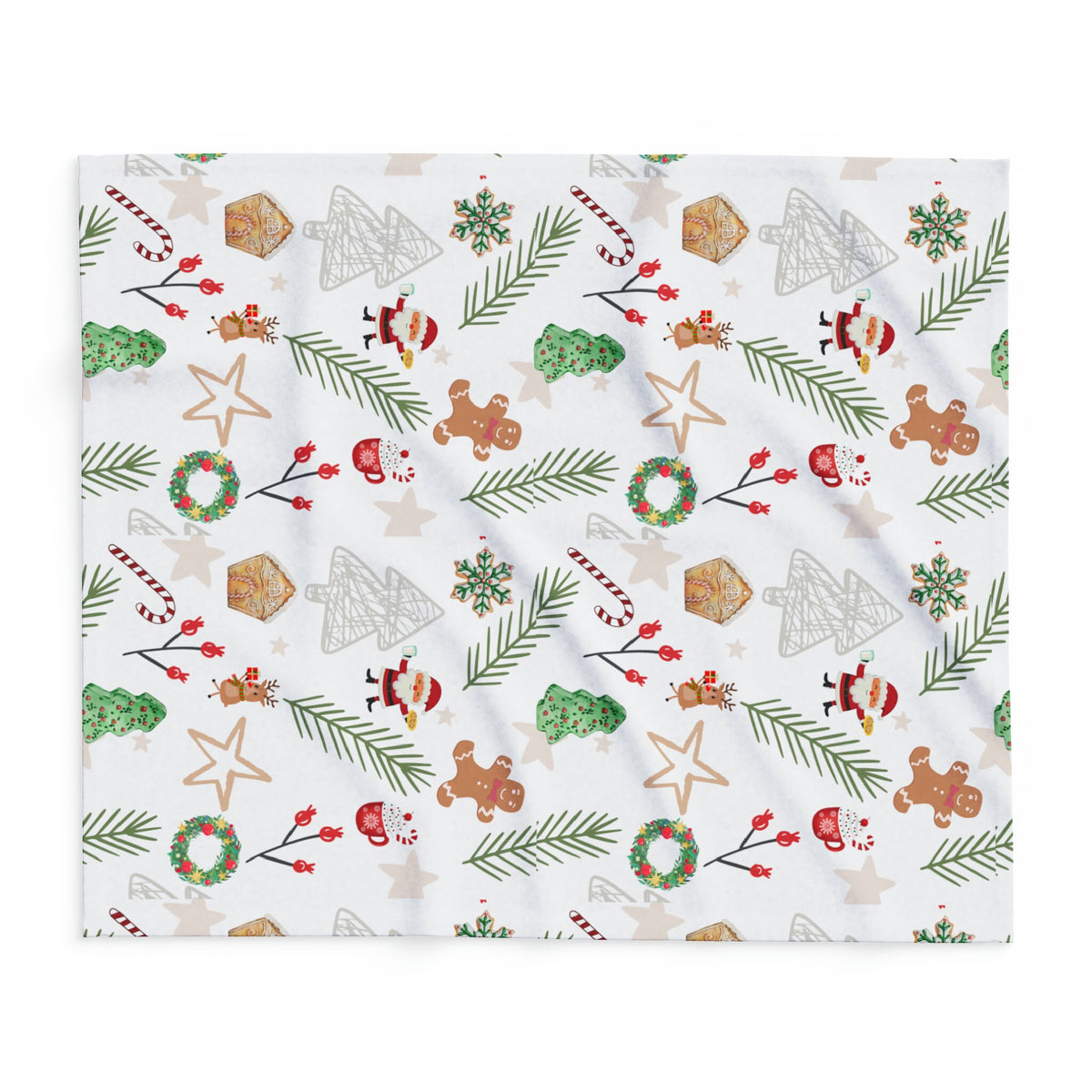 Festive Holiday Christmas Arctic Fleece Blanket – alternate view 2