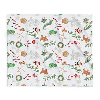 Festive Holiday Christmas Arctic Fleece Blanket – alternate view 2