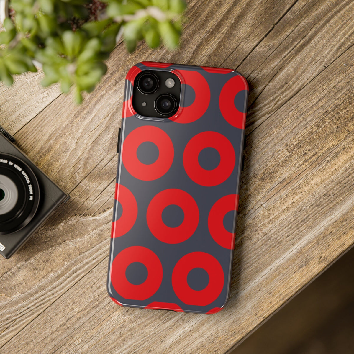 Phish Donut Pattern iPhone Case: Impact Resistant Phone Cover – alternate view 9