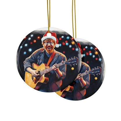 Merry Phishmas! Trey Santa Double-Sided Ceramic Ornament. Phish Christmas ornament. Available… – alternate view 2