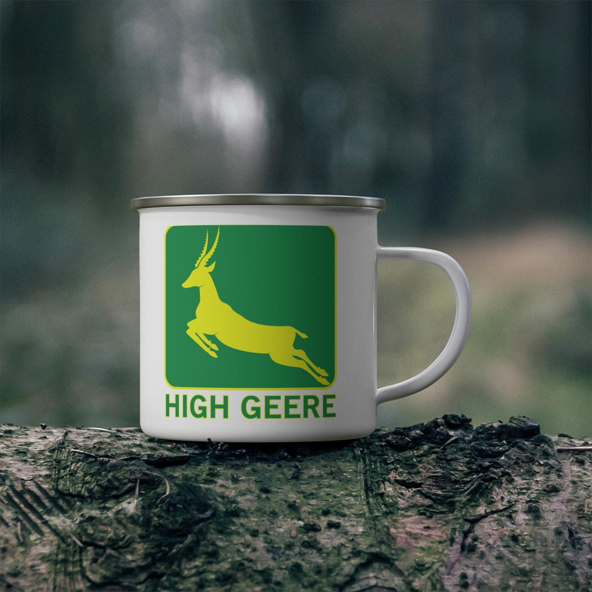 High Geere Phish Antelope Enamel Camp Mug: Hiking Coffee Cup