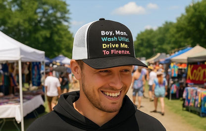 YEM Embroidered Trucker Hat | Phish Inspired Snapback | Festival Hat – alternate view 2