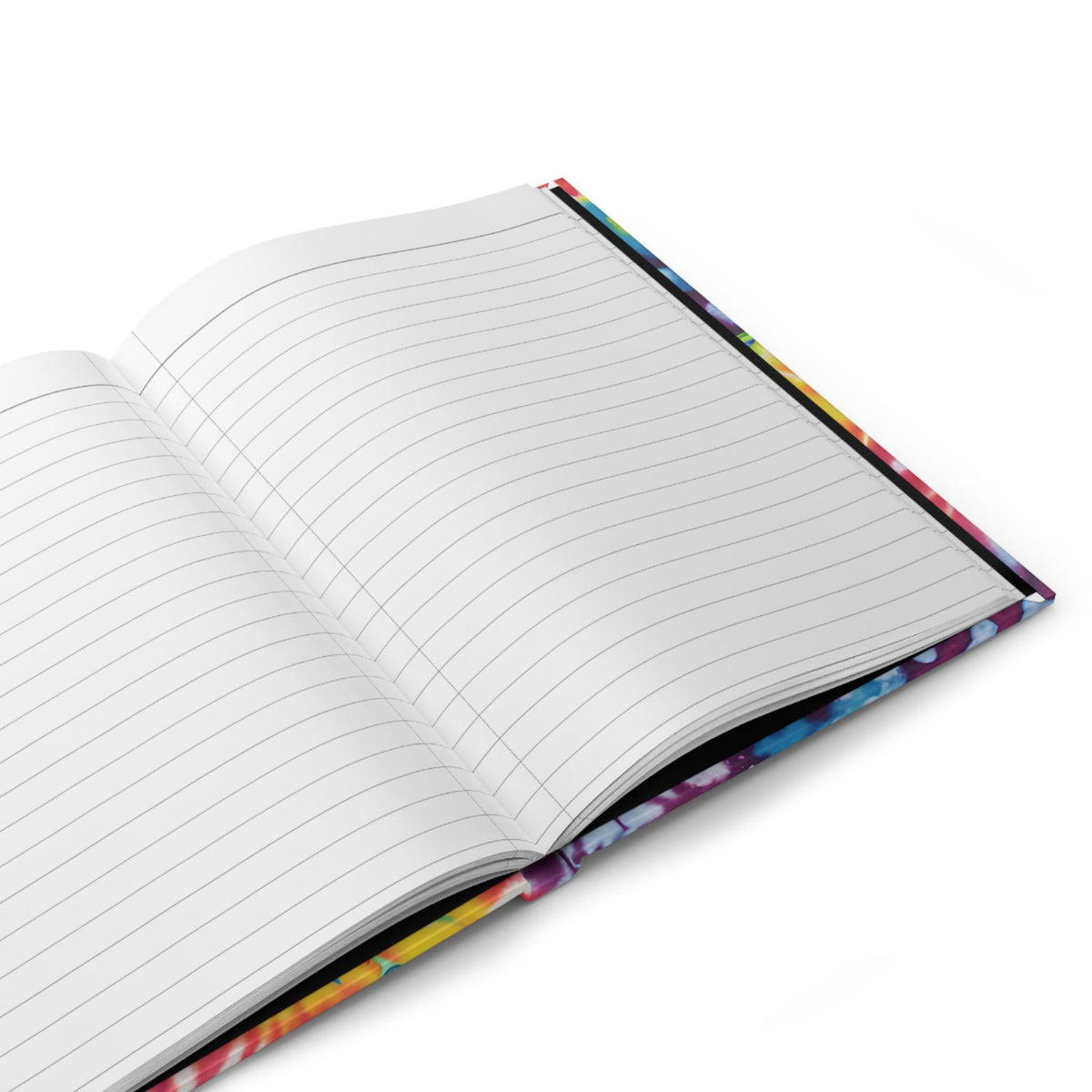 Tie Dye Hardcover Journal, Hippie Notebook, Concert Book – alternate view 4
