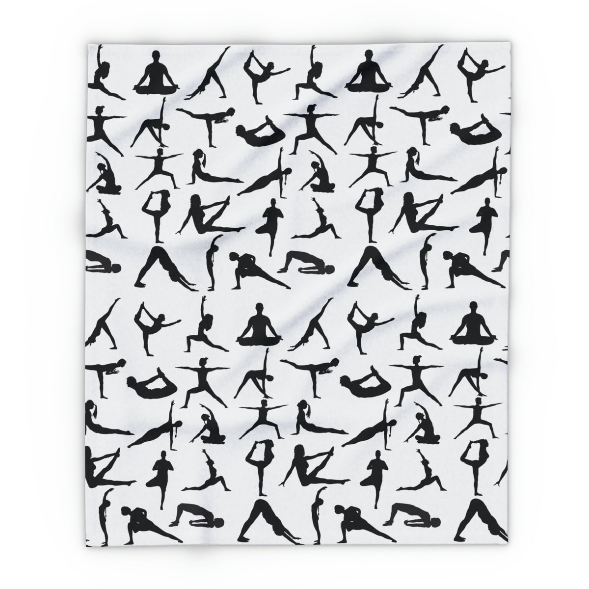 Yoga Blanket: Pose Print Fleece Blanket (50"x60") – alternate view 2