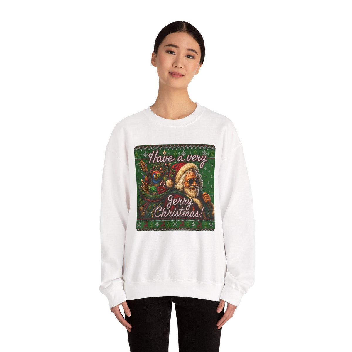 Jerry Garcia Santa sweatshirt – alternate view 5