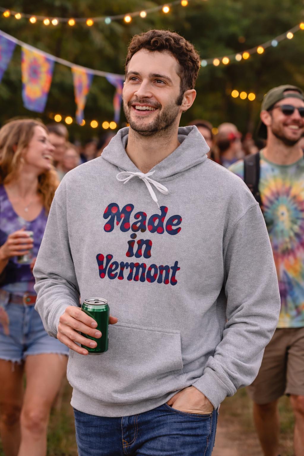 Made in Vermont Phish Hoodie | Fishman Donut Shakedown Sweatshirt | Lot Apparel – alternate view 2