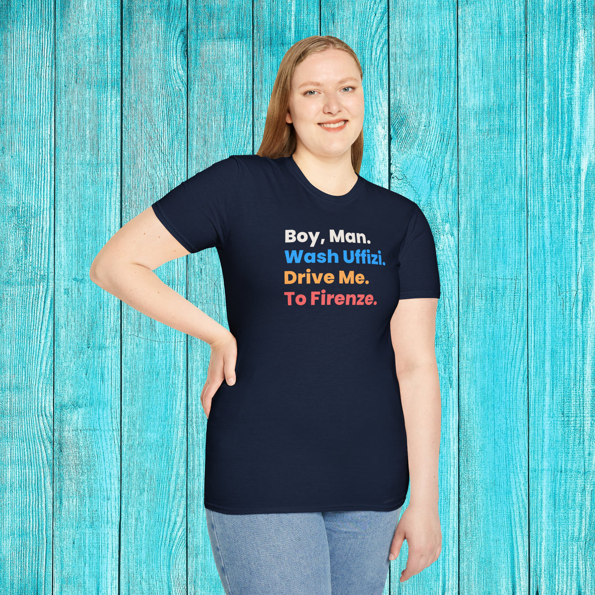 YEM Boy Man Wash Uffizi T-Shirt | Unisex Concert Tee – alternate view 8