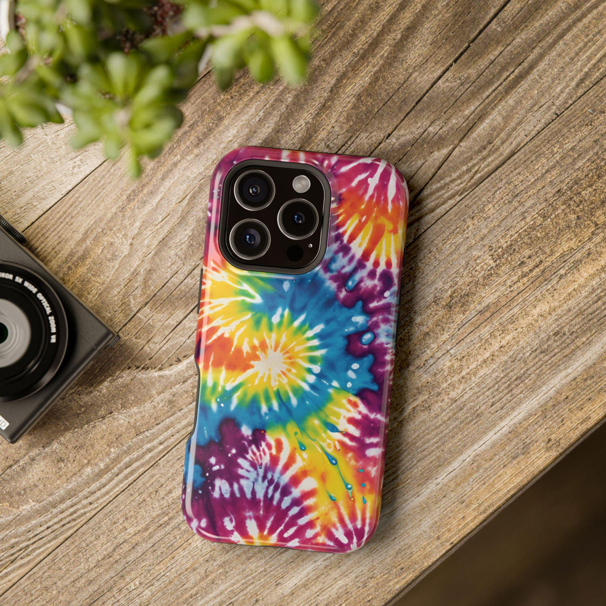 Tie-Dye Magnetic Impact-Resistant Case for iphones