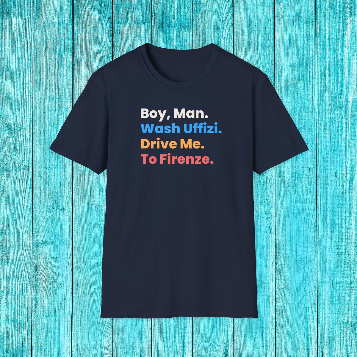 YEM Boy Man Wash Uffizi T-Shirt | Unisex Concert Tee – alternate view 5