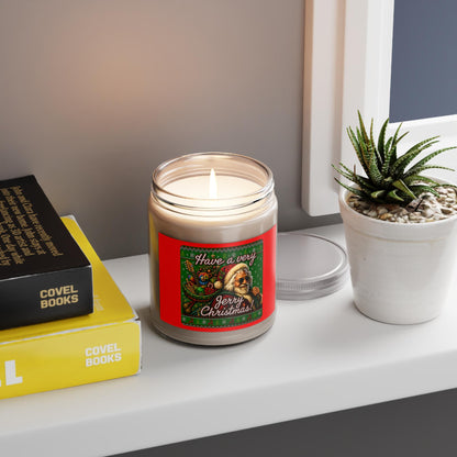 Have a Very Jerry Christmas Santa Candle | Soy Candle, 9oz Jar – alternate view 6