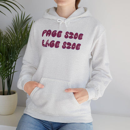 Page Side Rage Side Hoodie: Phish Donut Letters Music Sweatshirt