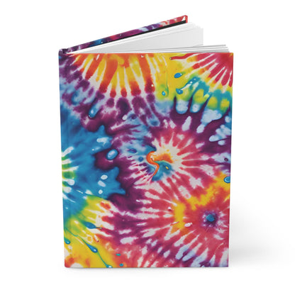 Tie Dye Hardcover Journal, Hippie Notebook, Concert Book – alternate view 3
