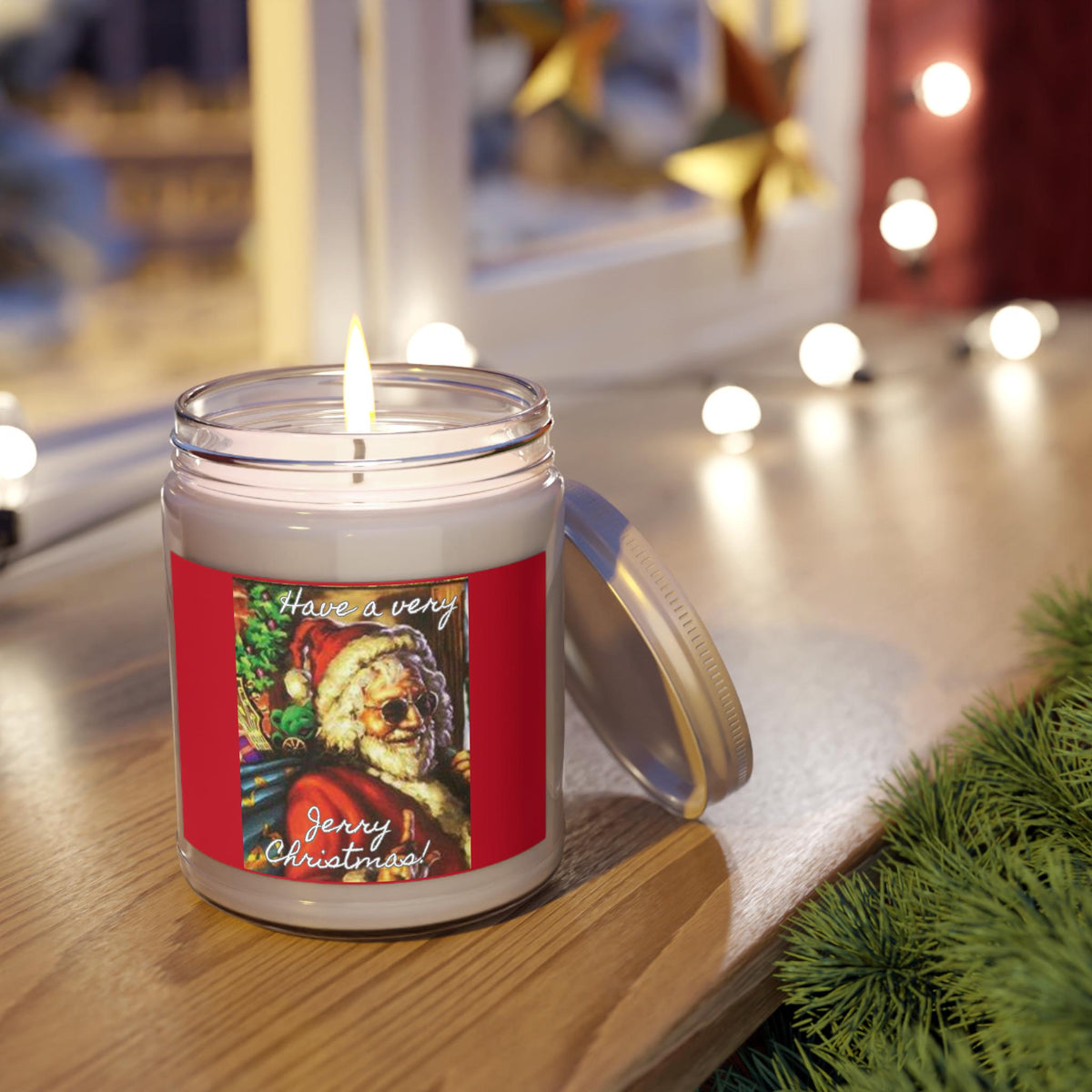 Have a Jerry Christmas Jerry Santa Fresh Balsam Scented Candle, 9oz