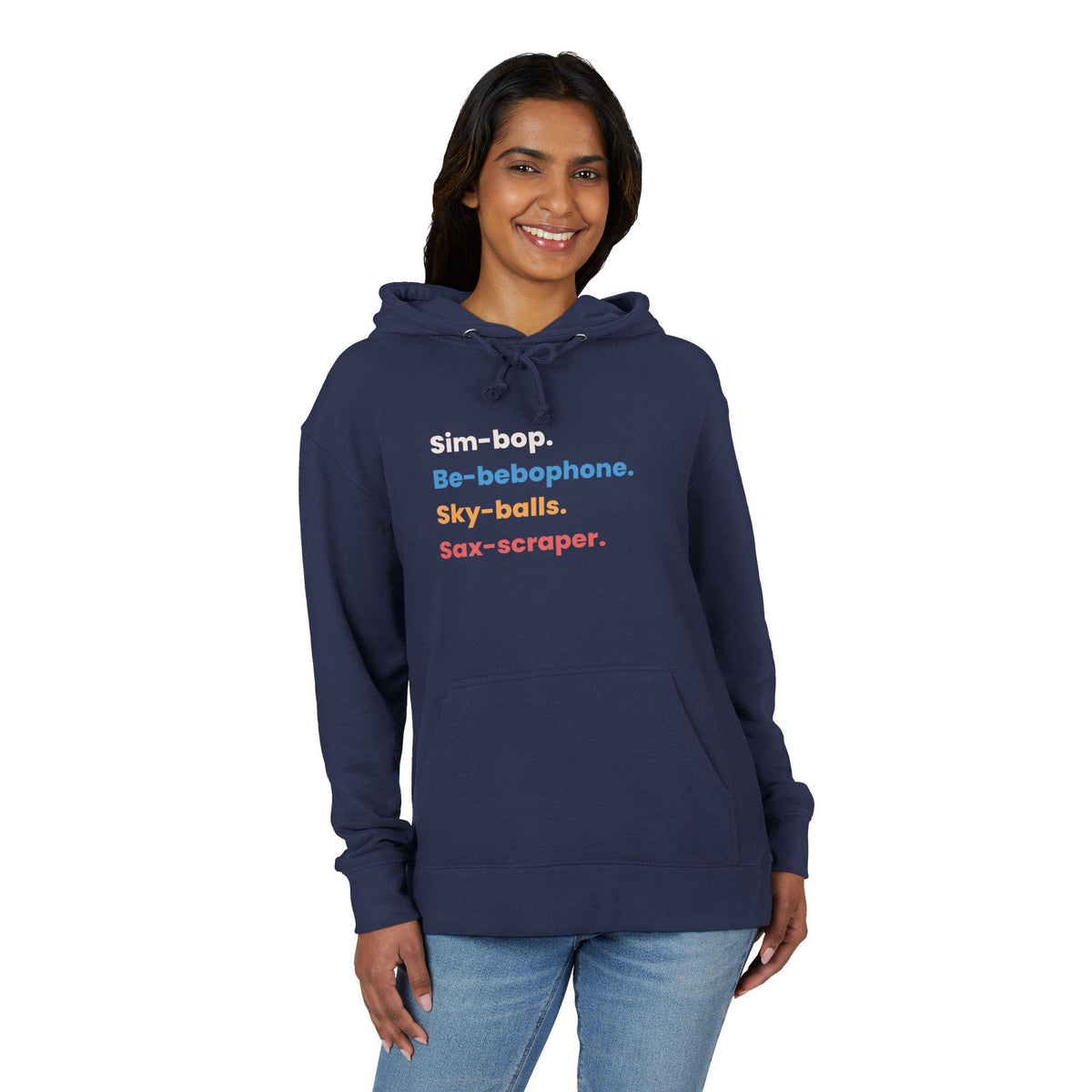 Simple Lyrics Phish Hoodie | Sim-Bop Be-Bephone Lot Sweatshirt | Jam Band Apparel – alternate view 2