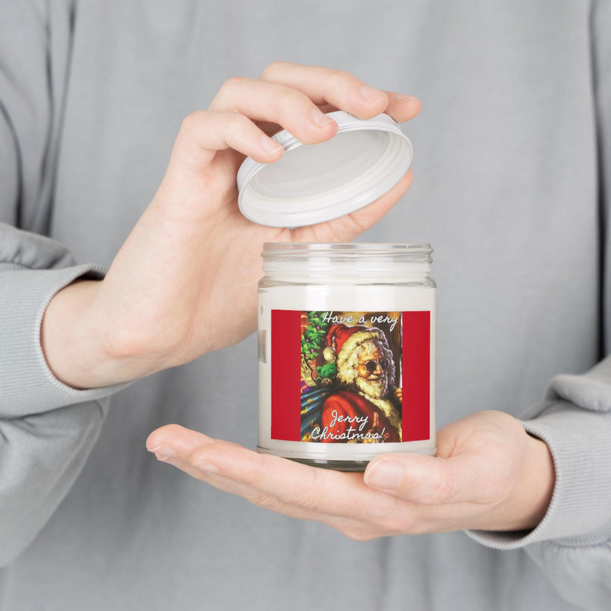 Have a Jerry Christmas Jerry Santa Fresh Balsam Scented Candle, 9oz – alternate view 3