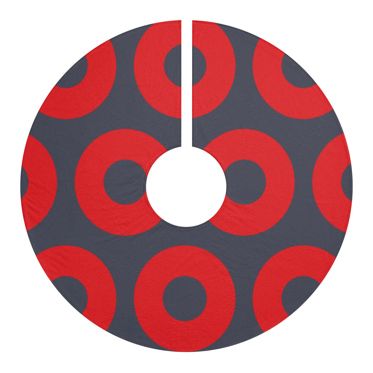 Phish Donut Pattern Tree Skirt, Festive Phish Christmas Holiday Decor – alternate view 3