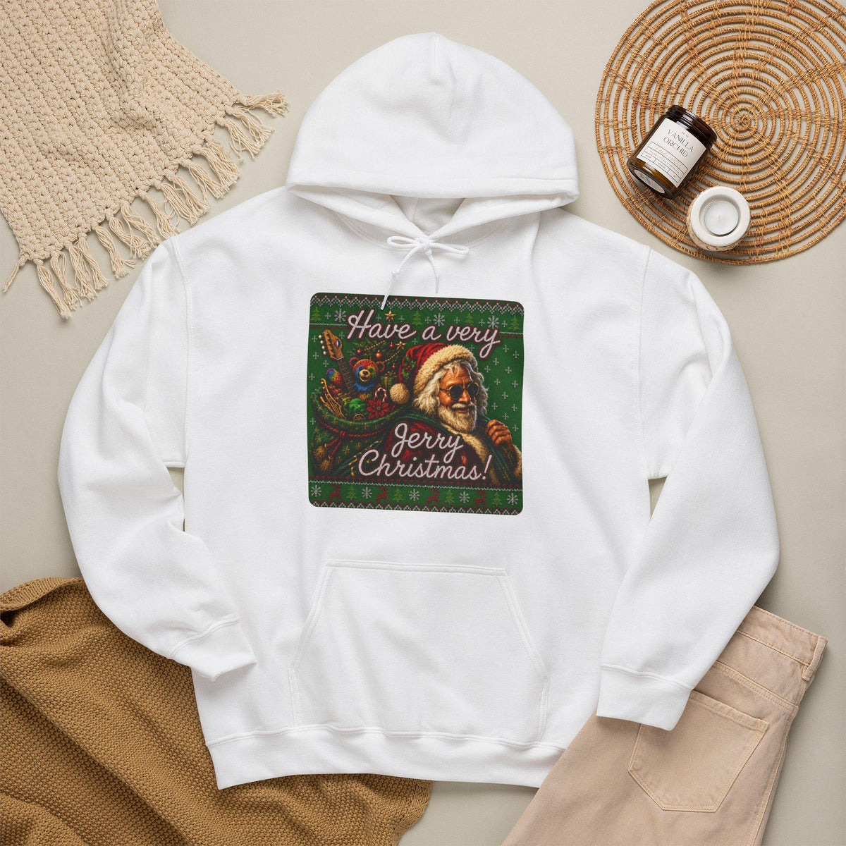 Have a Jerry Christmas Hoodie, Garcia Santa, Dead Christmas – alternate view 5