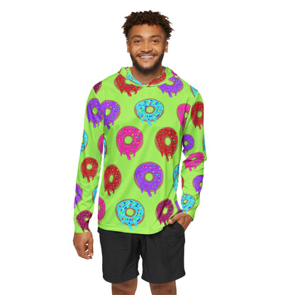 Fishman Donuts Drippy Donuts UPF 50+ Performance Hoodie – alternate view 3