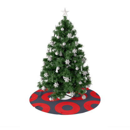 Phish Donut Pattern Tree Skirt, Festive Phish Christmas Holiday Decor
