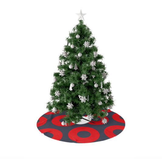 Phish Donut Pattern Tree Skirt, Festive Phish Christmas Holiday Decor