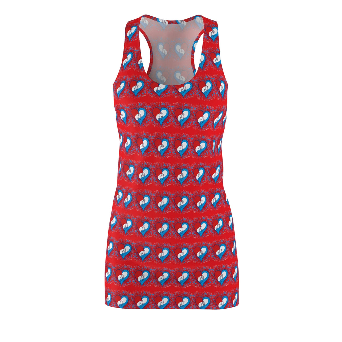 Dead Stealie Heart Racerback Dress | Deadhead Festival Dress | Women’s Concert Outfit – alternate view 3