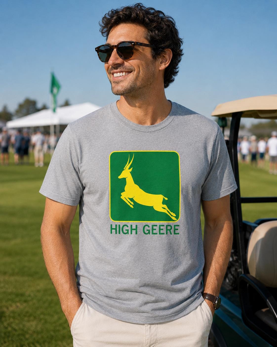 High Geere Antelope T-Shirt | Unisex Softstyle Tee – alternate view 7
