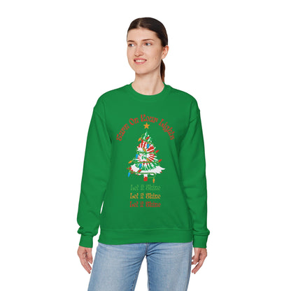 Tie Dye Christmas Tree Sweatshirt, Dead Holiday – alternate view 9
