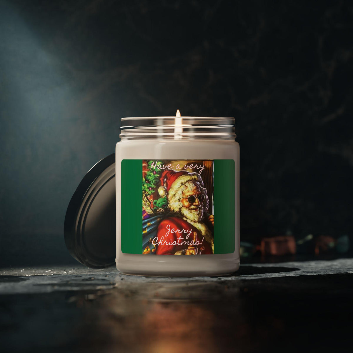 Have a Very Jerry Christmas Candle – alternate view 2