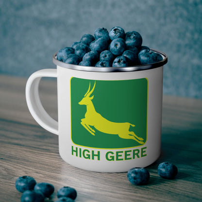 High Geere Phish Antelope Enamel Camp Mug: Hiking Coffee Cup – alternate view 2