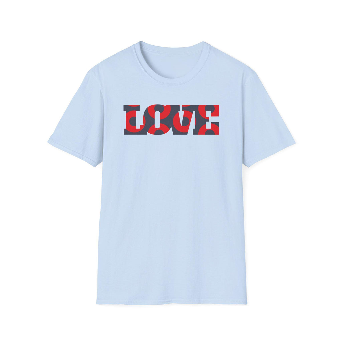 Phish Donut Love Unisex T-Shirt, Softstyle Tee, Bubble Letters, Graphic Tee, Music Fan Shirt – alternate view 3