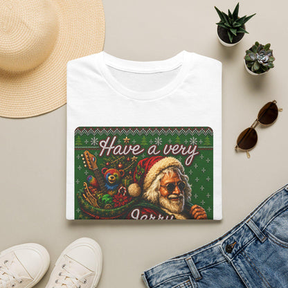 Have a Very Jerry Christmas Shirt. Garcia Santa Christmas T-Shirt. Holiday Jerry Shirt. – alternate view 2