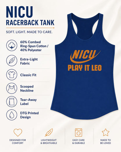 Play It Leo NICU Phish Racerback Tank | Womens Festival Top | Summer Tour Shirt – alternate view 2