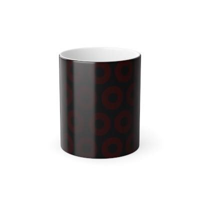 Fishman Donut Heat-Reveal Mug | 11 oz Color-Changing Cup – alternate view 3