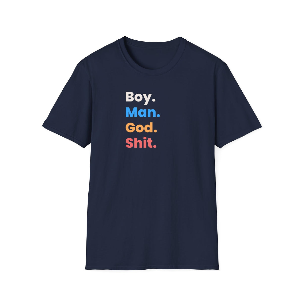Boy Man God Shit Shirt, YEM Lot Shirt, Unisex Sizing – alternate view 2