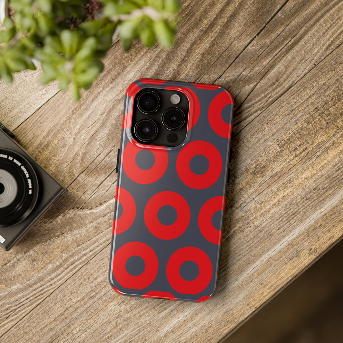 Phish Donut Pattern iPhone Case: Impact Resistant Phone Cover – alternate view 8