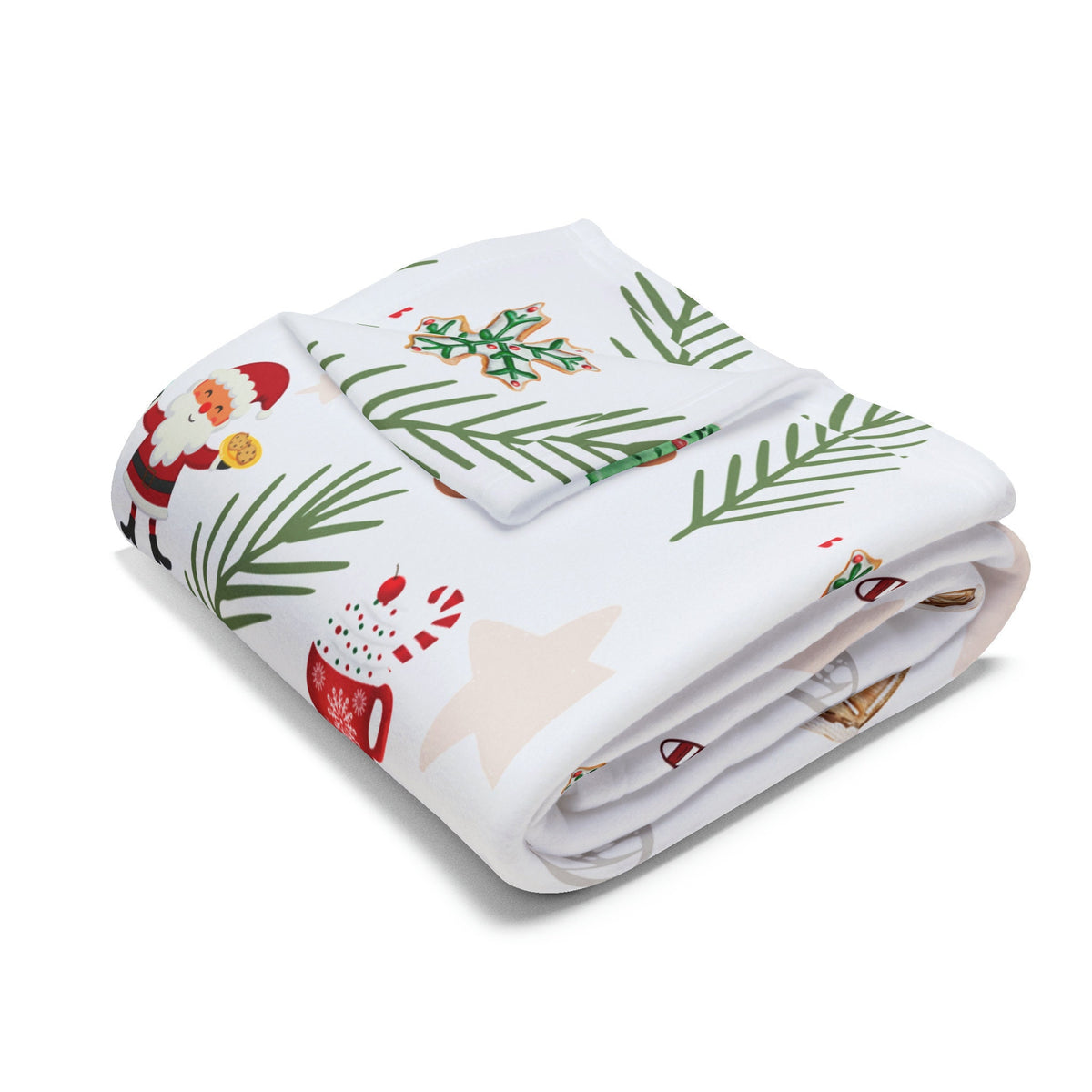 Festive Holiday Christmas Arctic Fleece Blanket – alternate view 3